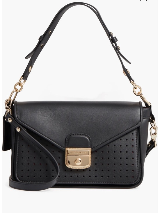 Longchamp Handbags - Longchamp Mademoiselle Calfskin Leather Crossbody Bag